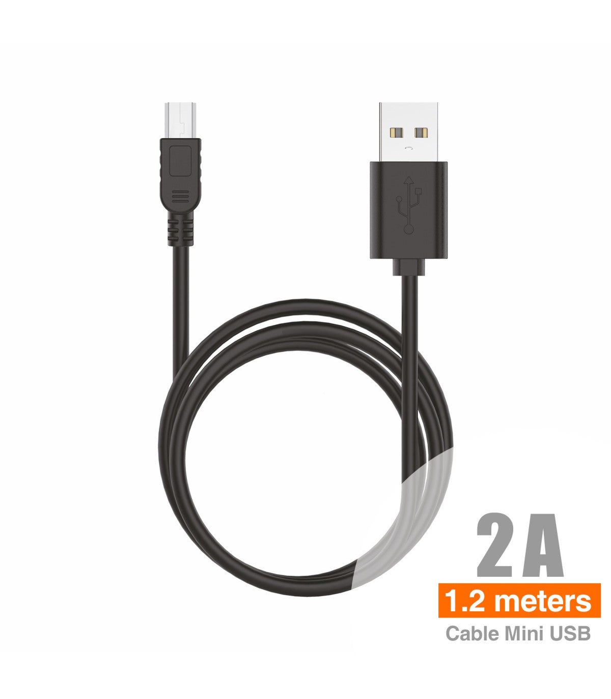 Cabo Idusd Mini-Usb 1.2M 2A Preto - C05A