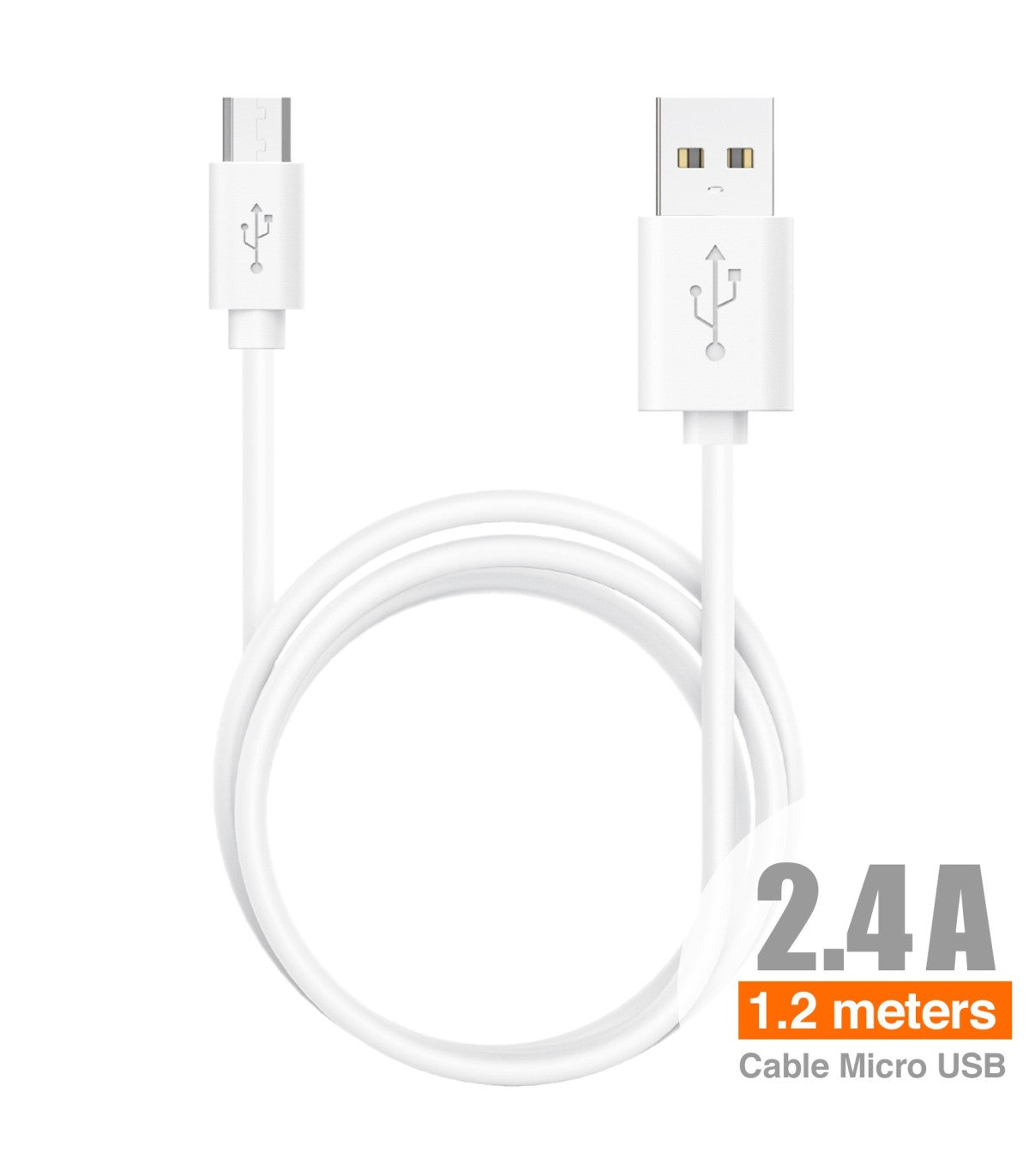 Cabo Idusd Eco C11B Micro Usb 1,2M 2.4A Branco