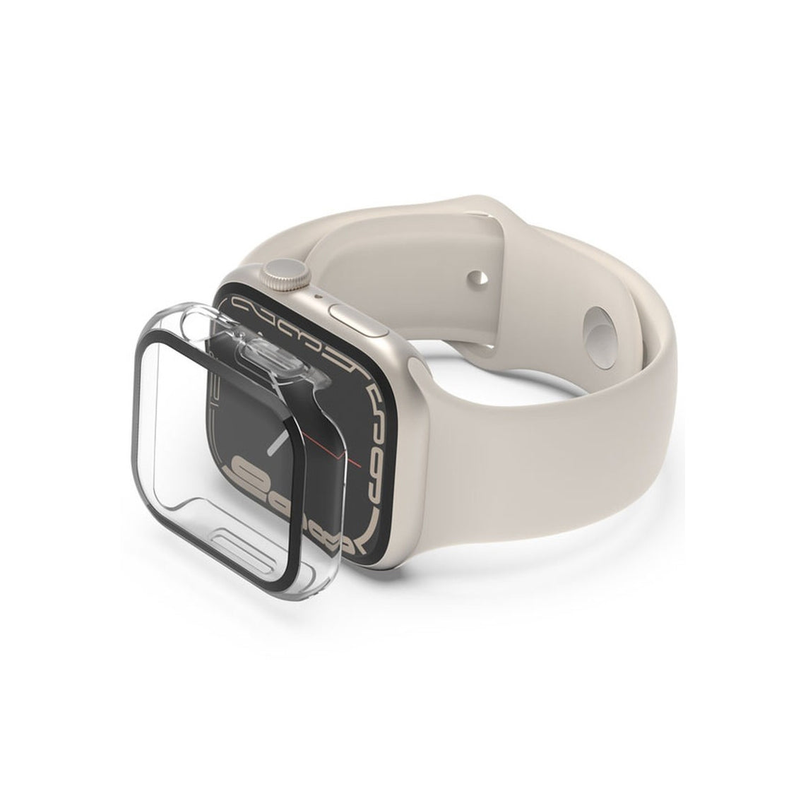 Capa Acrílico Para iWatch 38/40/41MM - Transparente
