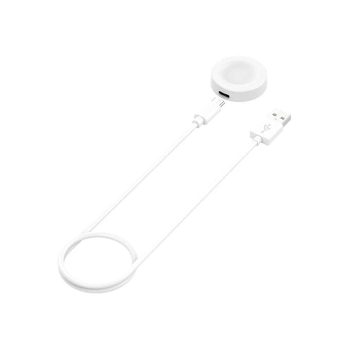 Carregador USB Compativel Para SmartWatch Huawei GT2 Pro Branco
