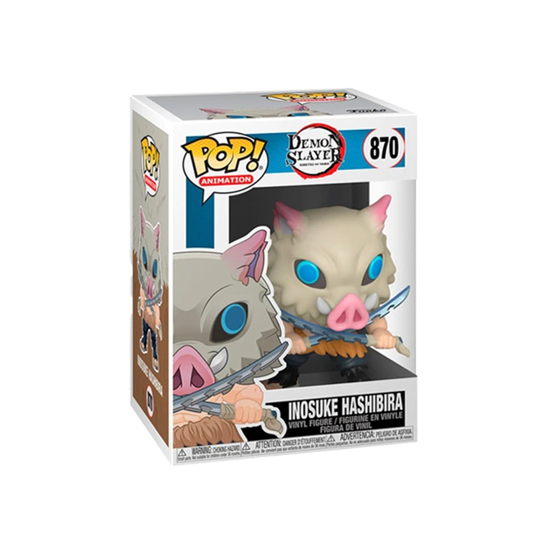 Funko POP! Animación: Demon Slayer Kimetsu no Yaiba - Inosuke Hashibira - #870