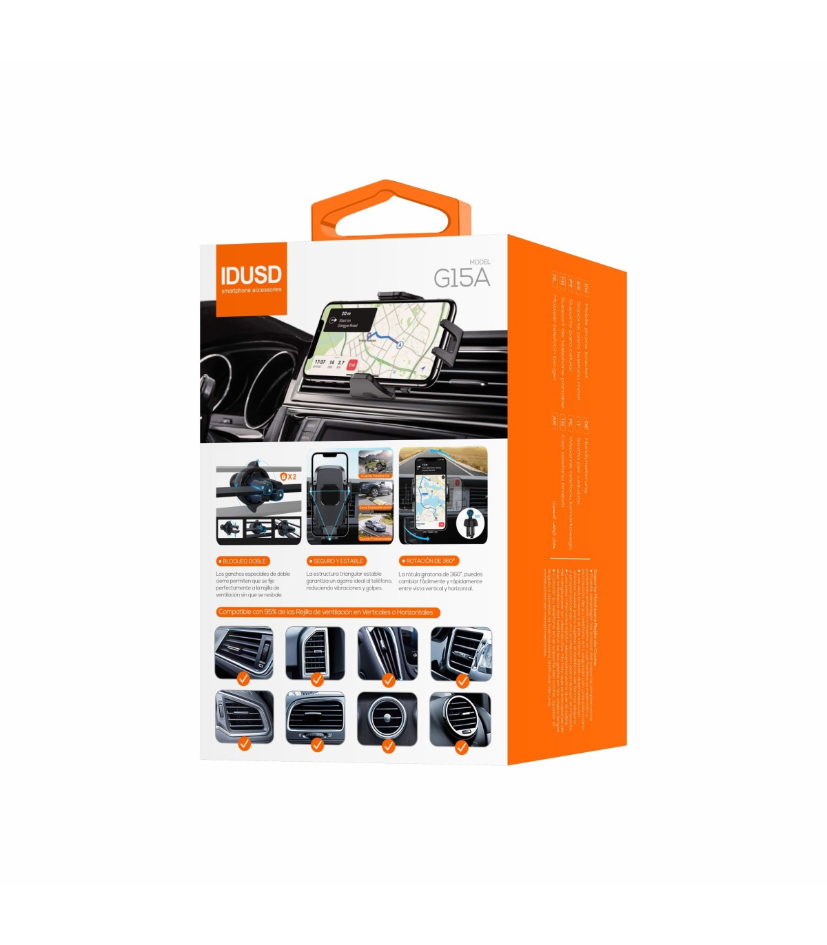 Suporte Idusd gralha do arcondicionado G15A - Preto