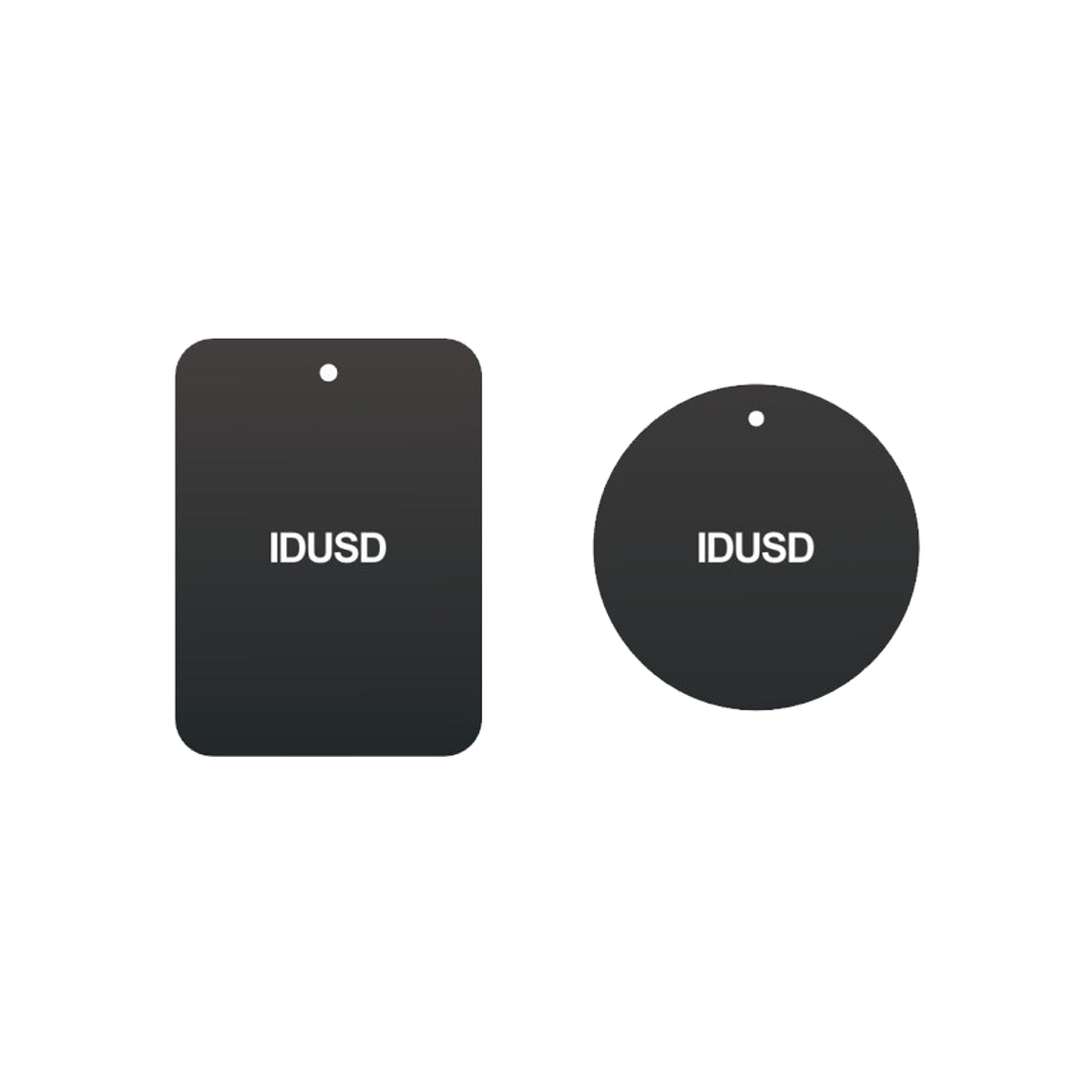Placa de Metal Idusd para Suporte Magnético de Carro G16A - Preto