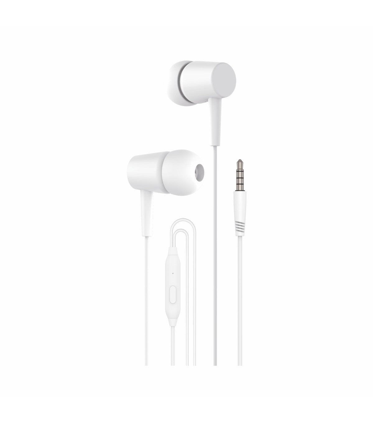 Auriculares Idusd Earphone Estereo jack 3.5mm Branco - H16B