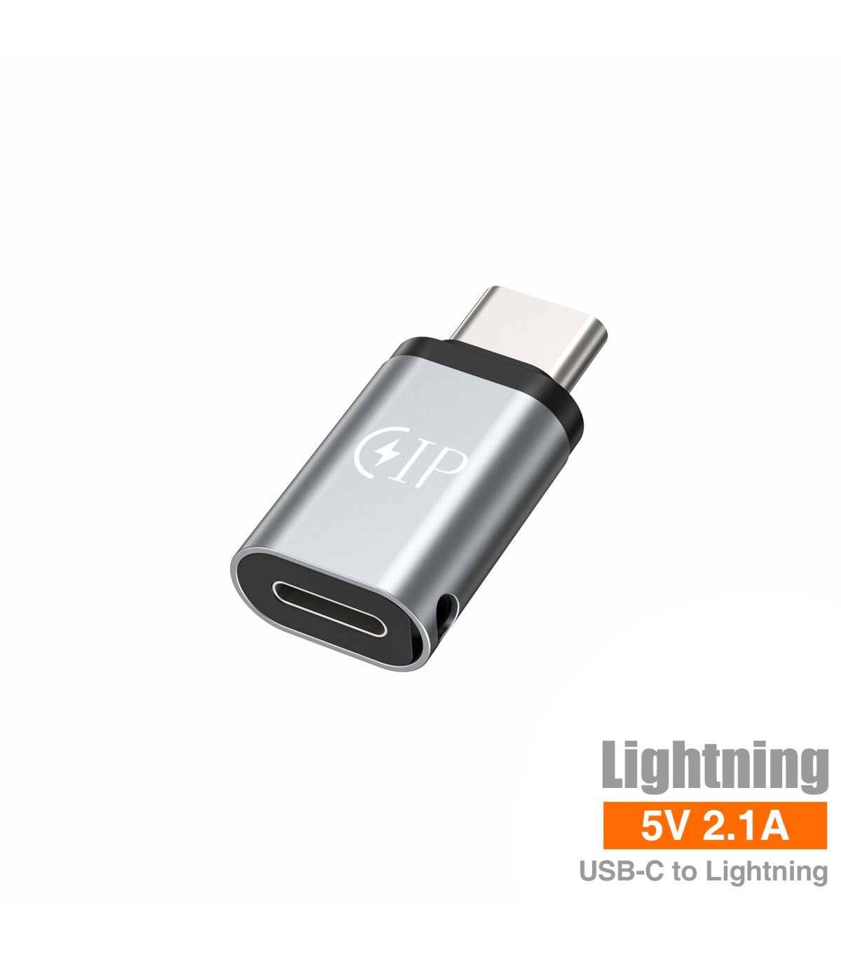 Adaptador Idusd USB-C para Lightning M/F Prata - K25B