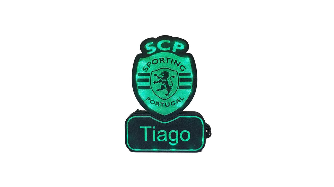 Luminário Sporting Logotipo Personalizado com Nome