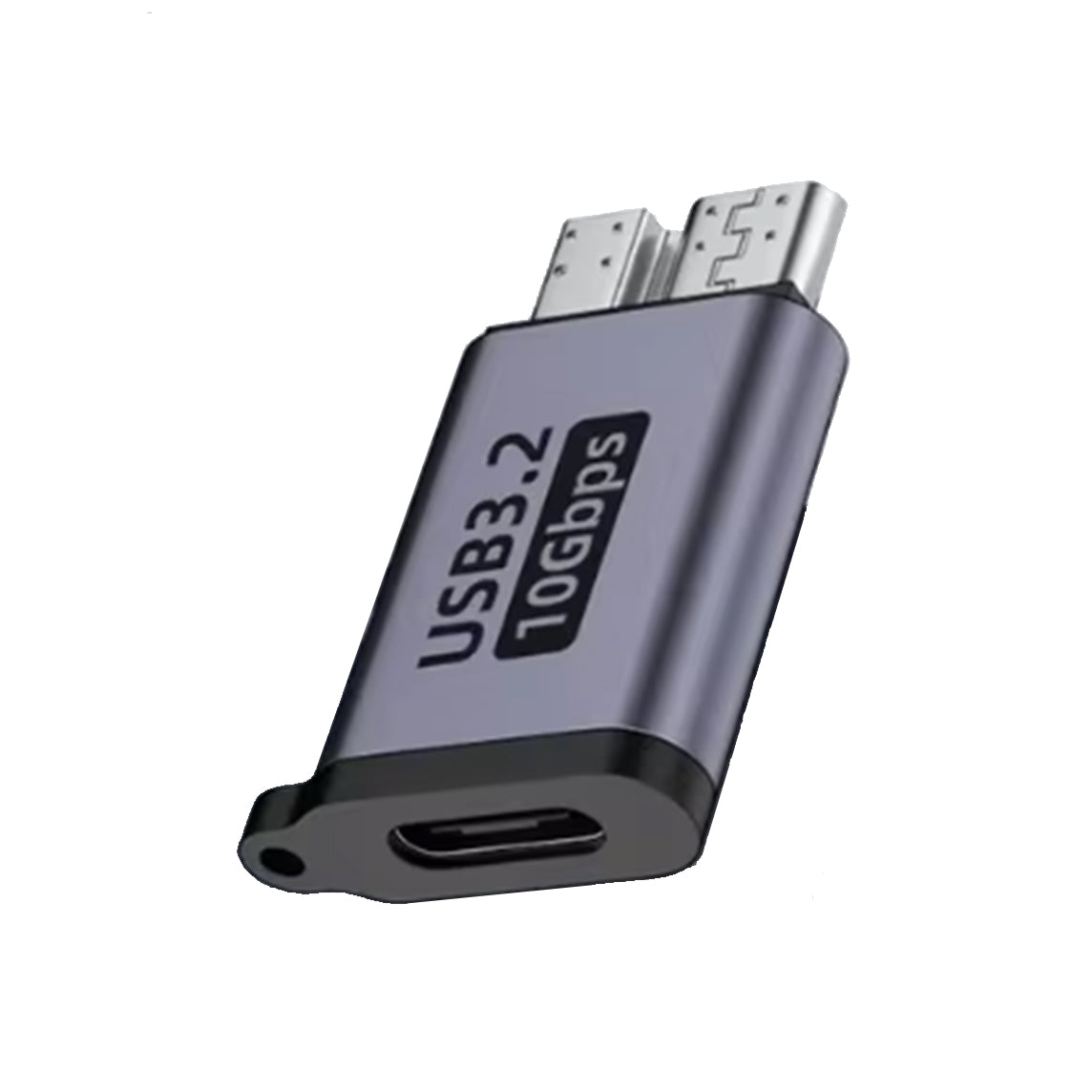 Adaptador FGNS USB-C Hembra a Micro B 3.0 Macho Negro - AD187
