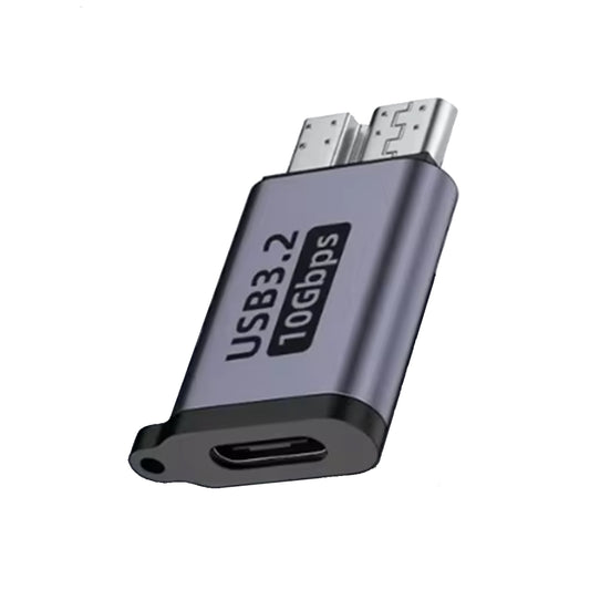 Adaptador FGNS USB-C Femea to Micro B 3.0 Macho Preto - AD187
