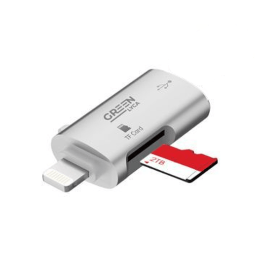 Adaptador GreenLyca Lightning para USB 3.0/Micro SD - GL69693
