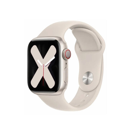 Bracelete Idusd Silicone Para iWatch 42/44/45/46/49MM S/M Bege - S22G