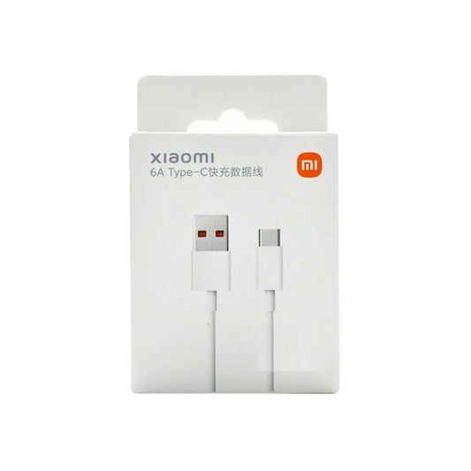 Cabo Xiaomi USB A para USB C 6A 1M Branco - BHR6032GL