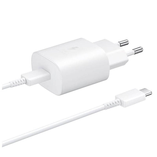 Carragodor Com Cabo Samsung EP-T2510 Fast Charging 25W Branco