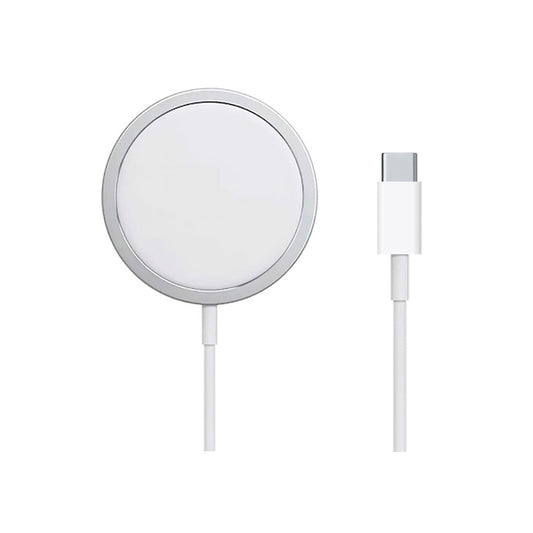 Carregador WiWu Magnetic Wireless Usb C 15W Prata - Wi-W009