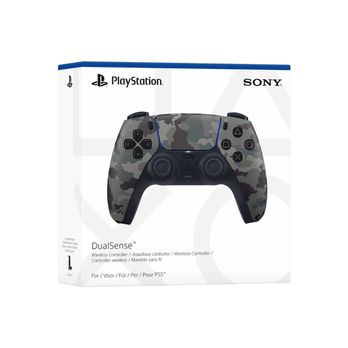Comando sem Fios SONY PLAYSTATION DualSense Camuflagem Cinza (PS5 - PC)