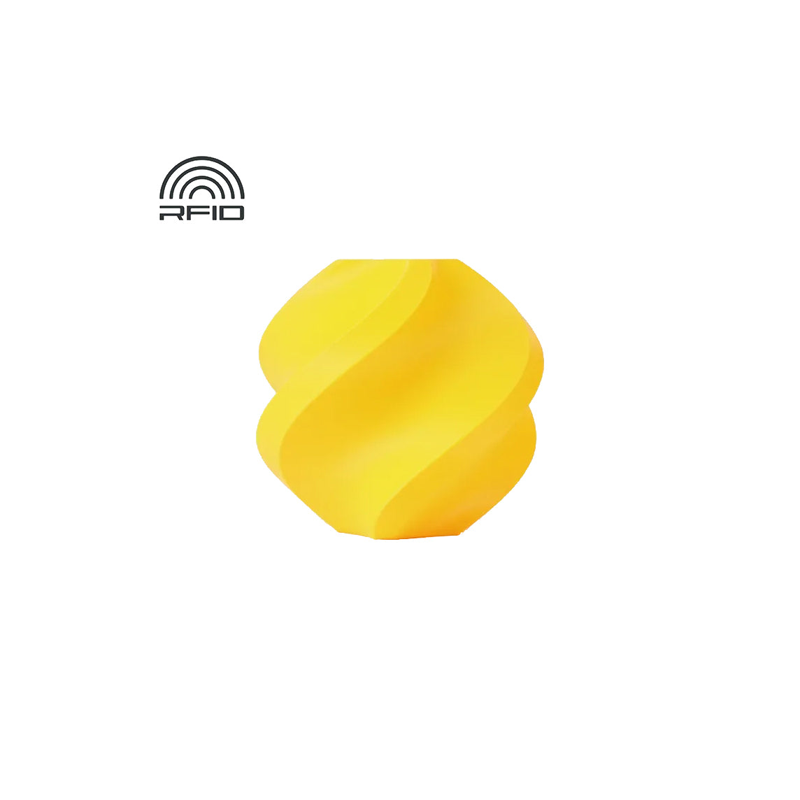Filamentos BambuLab PLA Basic 1.75mm 1Kg Amarelo - Yellow (10400)