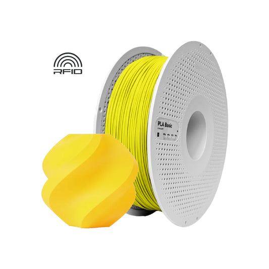 Filamentos BambuLab PLA Basic 1.75mm 1Kg Amarelo - Yellow (10400)