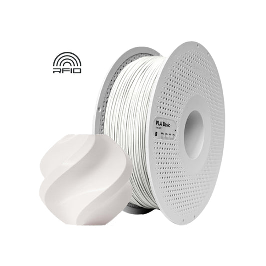 Filamentos BambuLab PLA Basic 1.75mm 1Kg Branco - Jade White(10100)