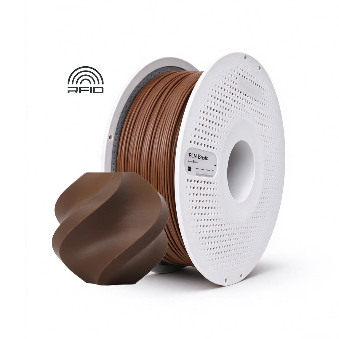 Filamentos BambuLab PLA Basic 1.75mm 1Kg Castanho Cacau - Cocoa Brown (10802)