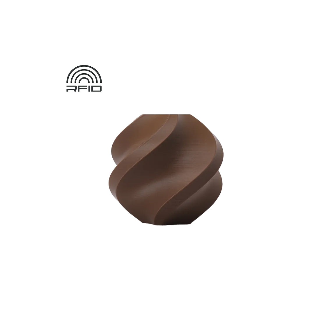 Filamentos BambuLab PLA Basic 1.75mm 1Kg Castanho Cacau - Cocoa Brown (10802)