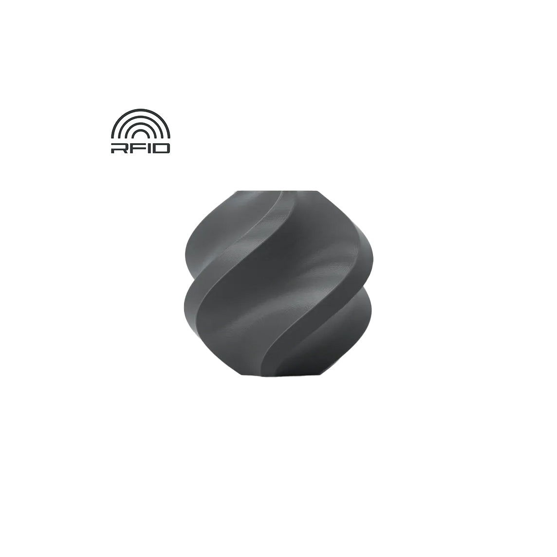 Filamentos BambuLab PLA Basic 1.75mm 1Kg Cinzento Escuro - Dark Gray (10105)