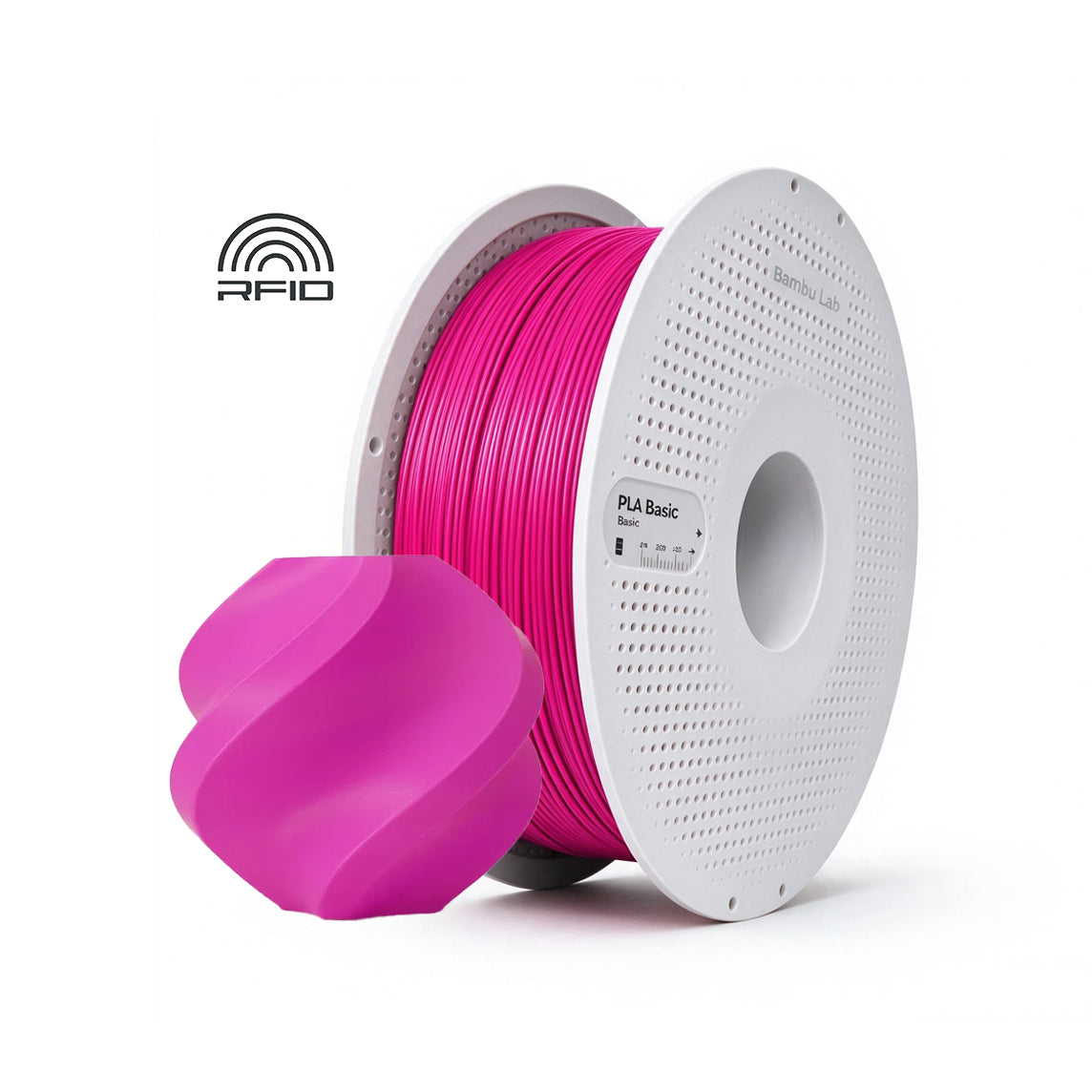 Filamentos BambuLab PLA Basic 1.75mm 1Kg Magenta - Magenta (10202)