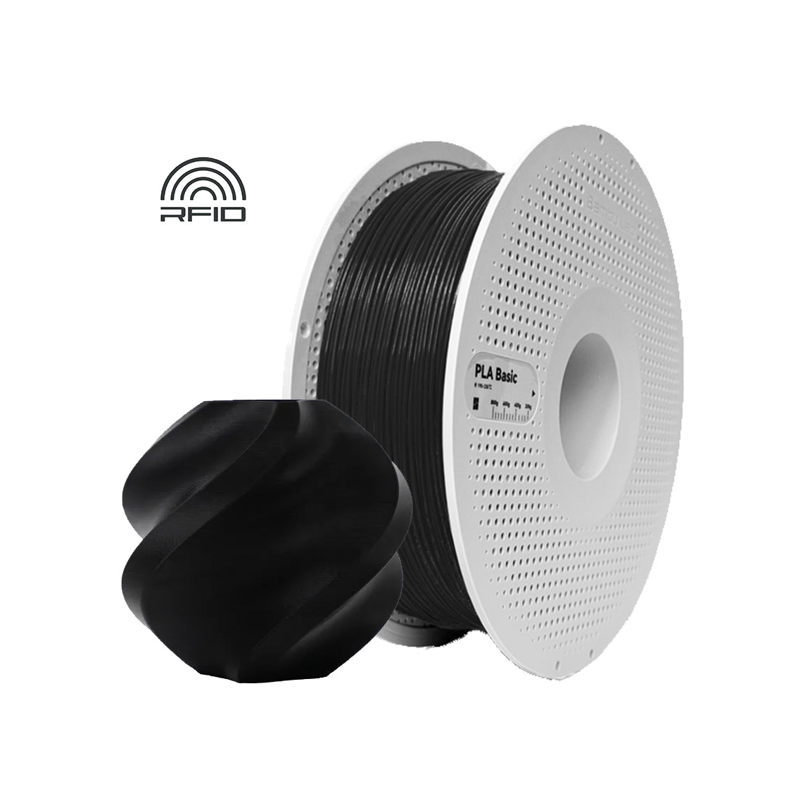 Filamentos Bambu Lab PLA Basic 1.75mm 1Kg Preto - Black (10101)
