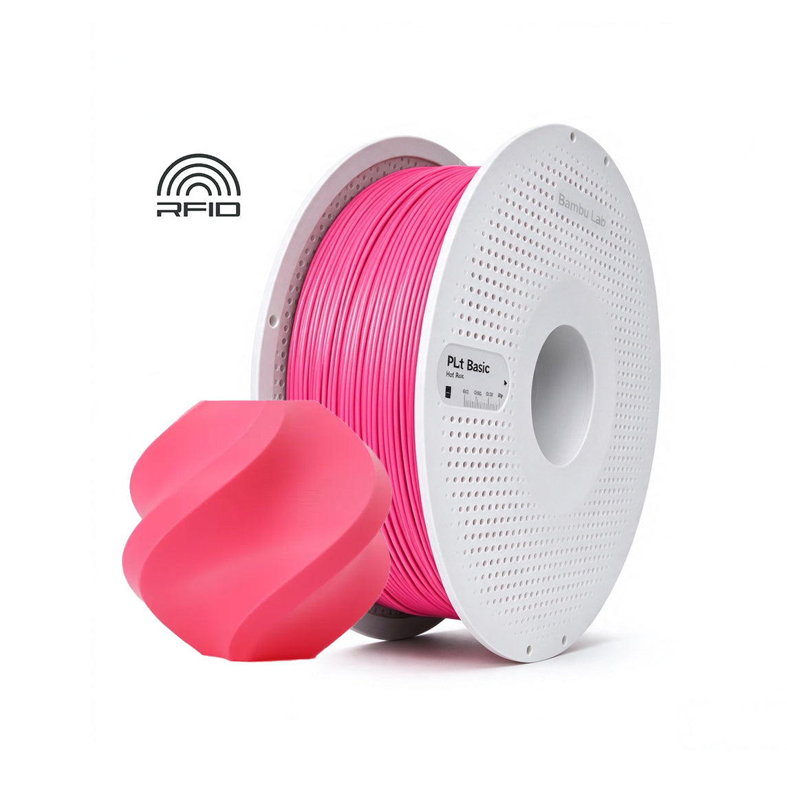 Filamentos BambuLab PLA Basic 1.75mm 1Kg Rosa Choque - Hot Pink (10204)
