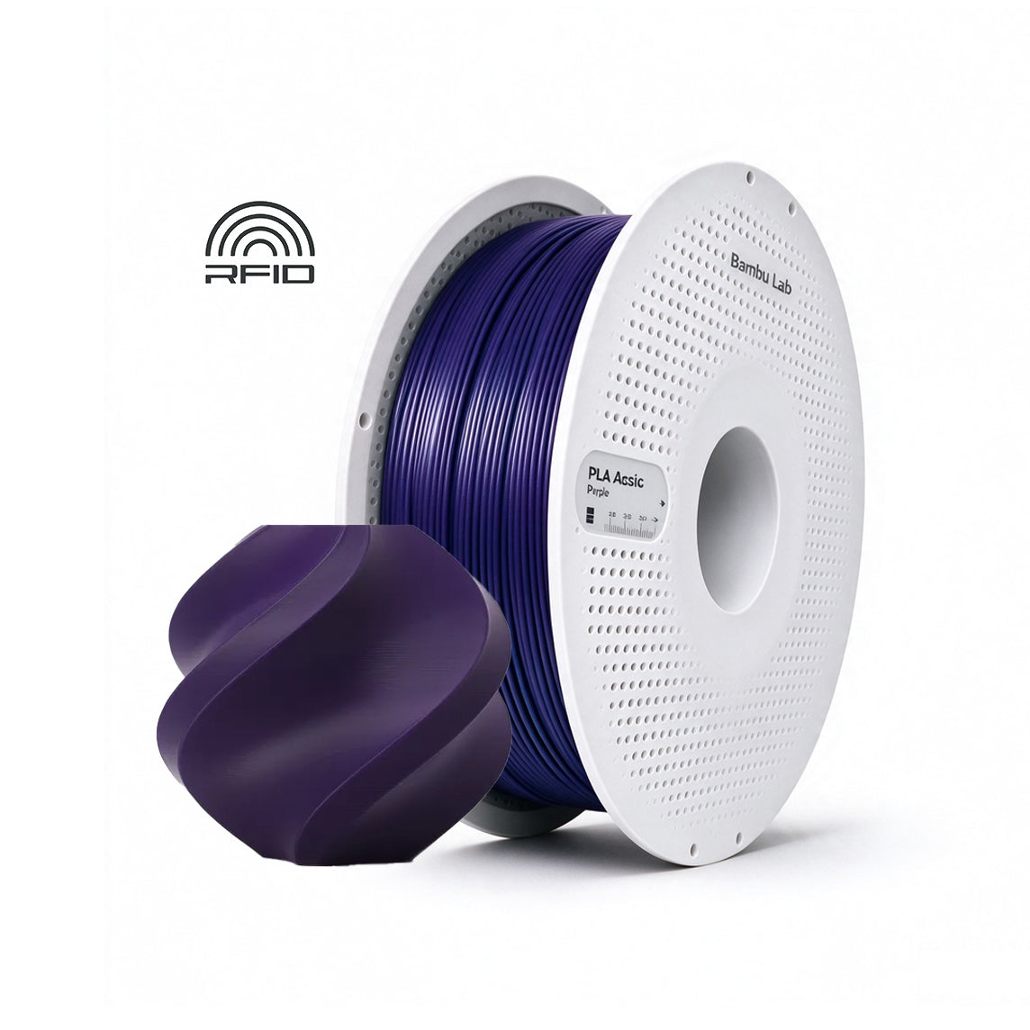 Filamentos BambuLab PLA Basic 1.75mm 1Kg Roxo Indigo - Indigo Purple (10701)
