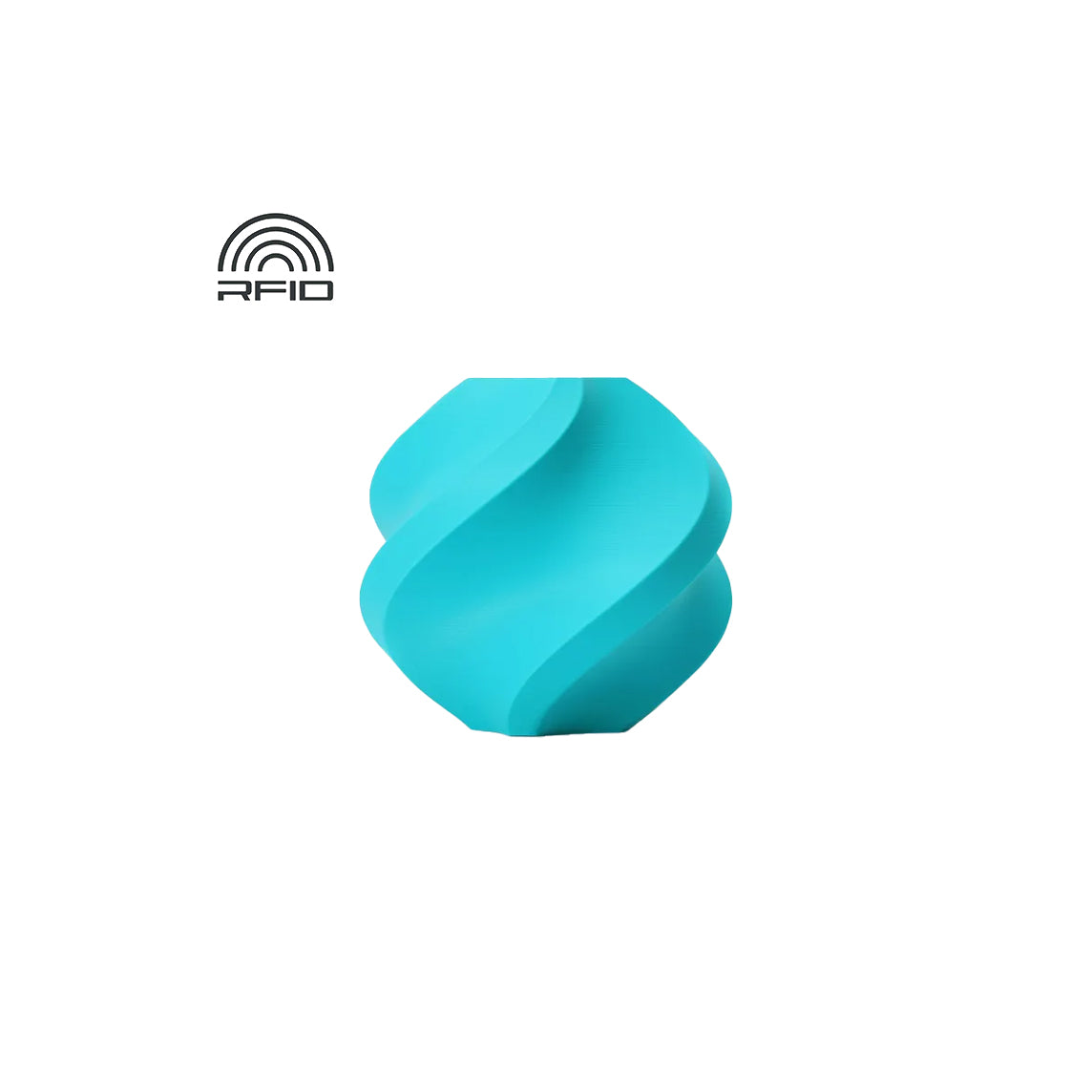 Filamentos BambuLab PLA Basic 1.75mm 1Kg Turquoisa - Turquoise (10605)