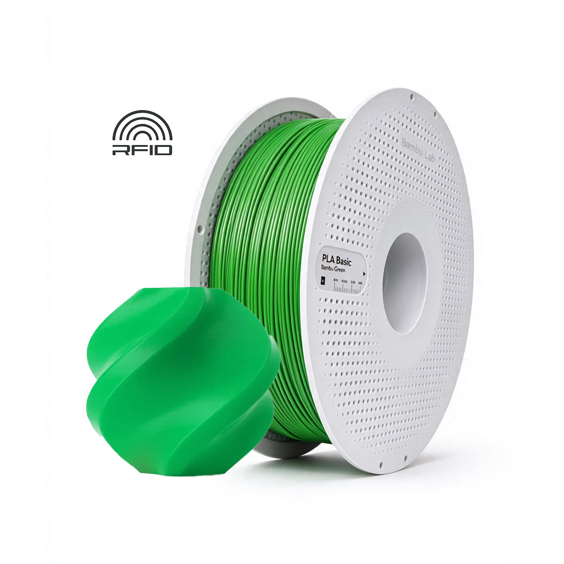 Filamentos BambuLab PLA Basic 1.75mm 1Kg Verde Bambu - Bambu Green (10501)