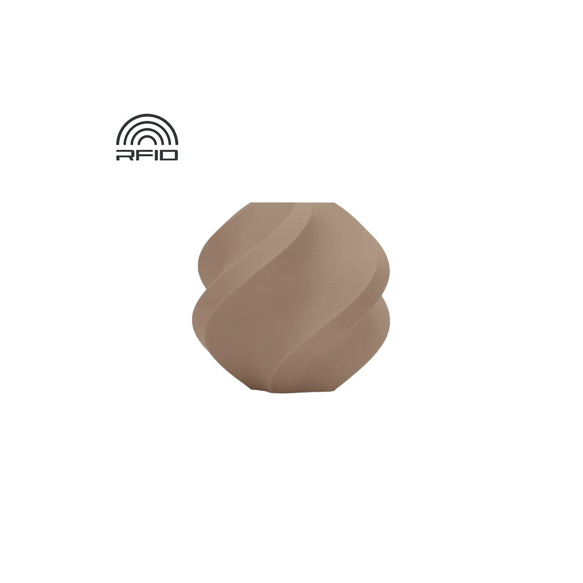 Filamentos Bambu Lab PLA Mate 1.75mm 1Kg  Castanho Latte - Latte Brown (11800)