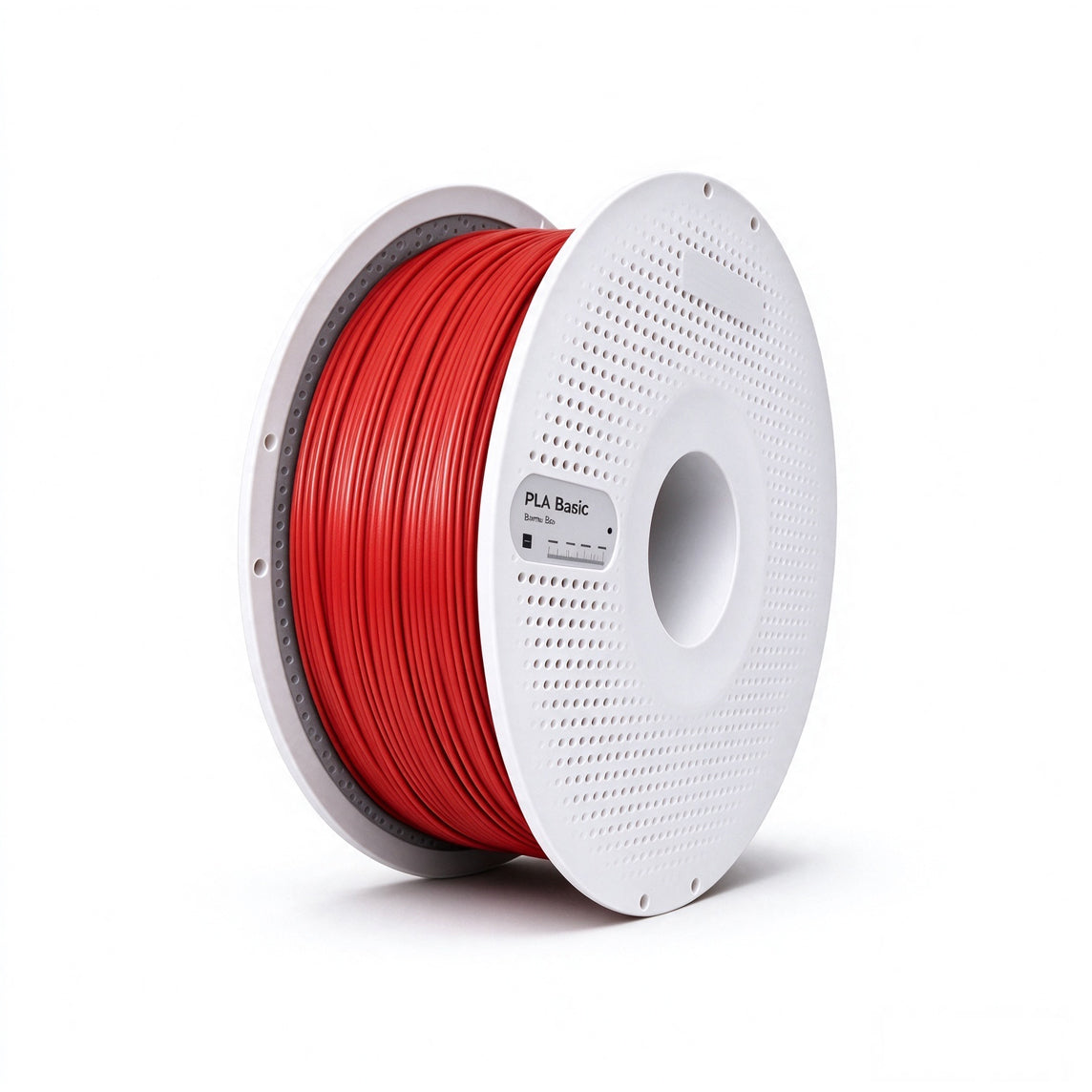 Filamentos Bambu Lab PLA Mate 1.75mm 1Kg Vermelho Escarlate - Scarlet Red (11200)