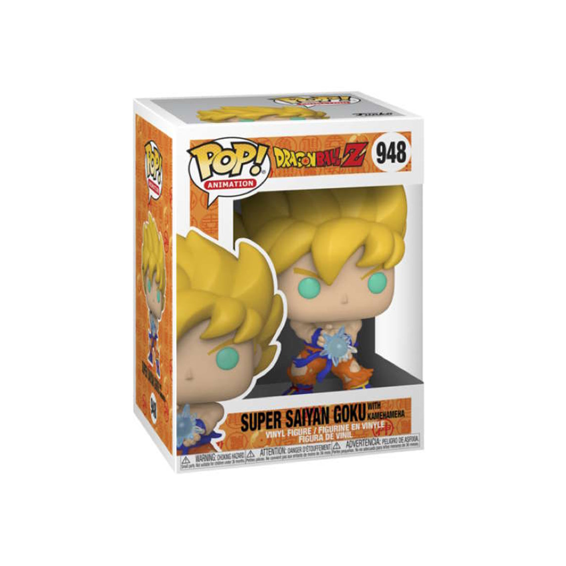 Funko POP! Animation: Dragon Ball Z - Super Saiya Goku with Kamehameha Wave - #948