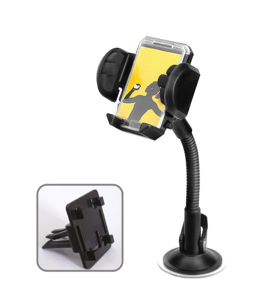 Suporte Idusd Ventosa & Arcondiconado 2 in 1 G20A - Preto