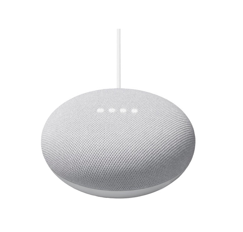 Coluna Portátil Nest Mini 2 c/ Assistente de Voz Inteligente Wi-Fi