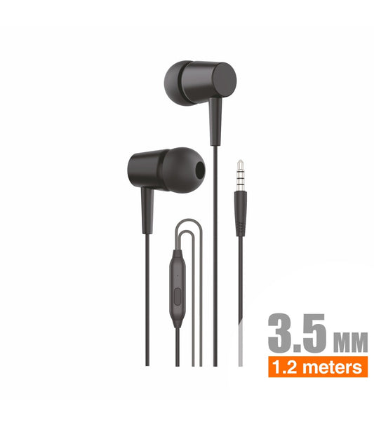 Auriculares Idusd Earphone Estereo jack 3.5mm Preto - H16A