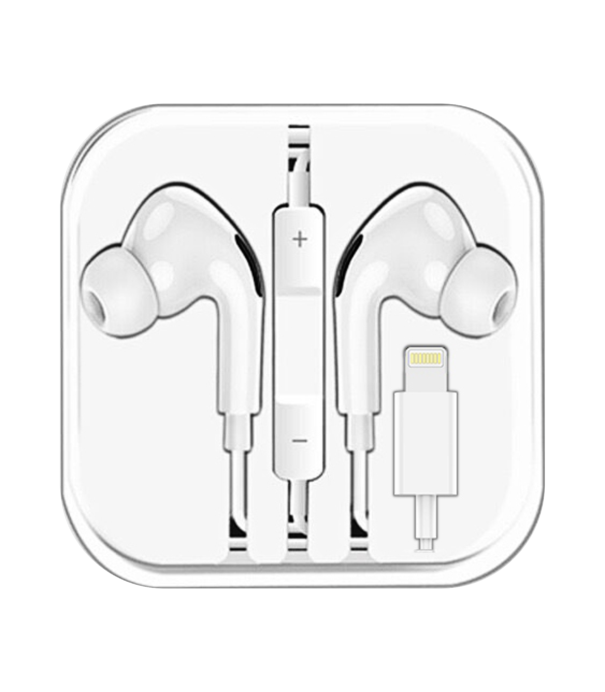 Auriculares Idusd Earphone Estereo Lightning BT Branco - H18B