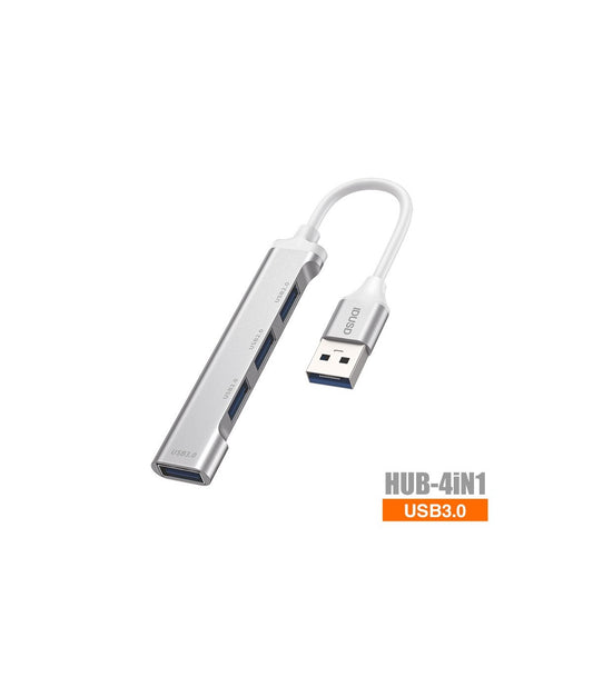 Hub Idusd Mini HUB USB 3.0 4 em 1 Prata - K11B