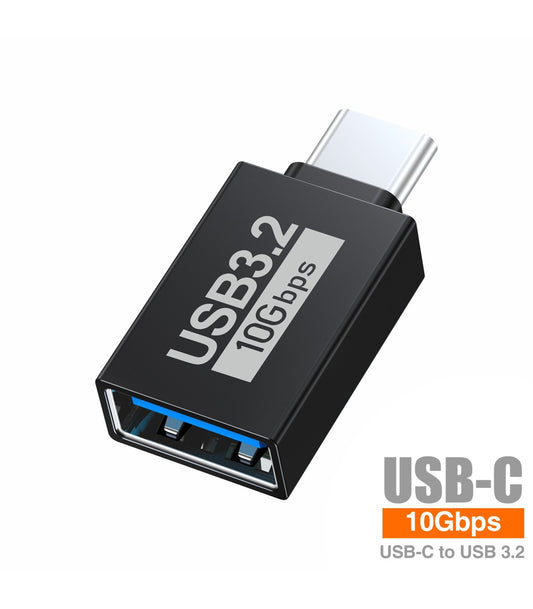 Adaptador Idusd OTG USB-C para USB 3.2 M/F Preto - K20A
