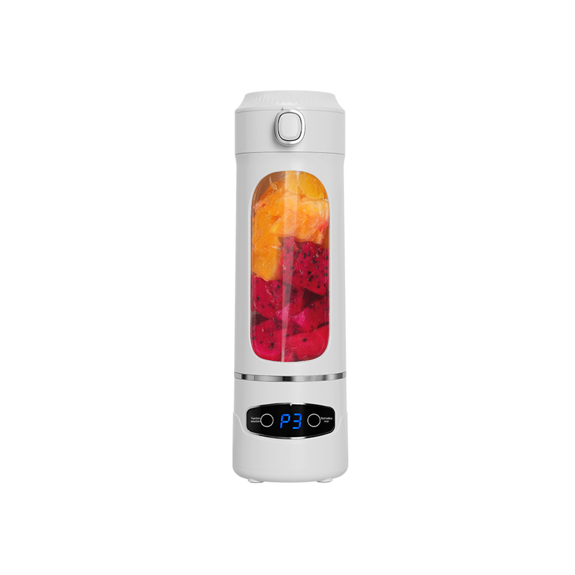 Mini Liquidificador Portatil 450ml Branco - AJ-02