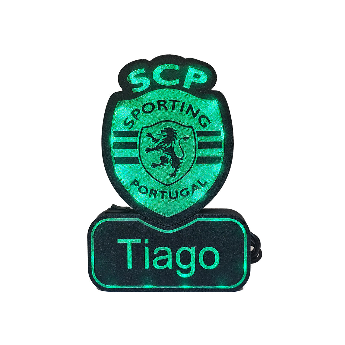 Luminario Sporting Logotipo Personalizada com Nome