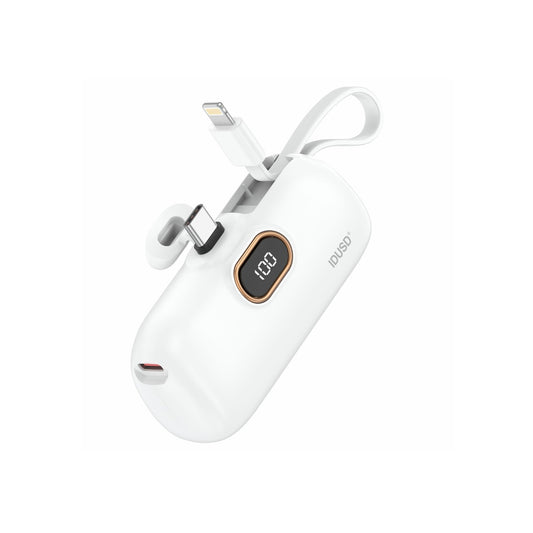 PowerBank Idusd ECO Power Nano 5.000mAh Branco - P07B