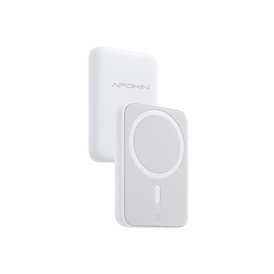 PowerBank Apokin AP-60268 Magsafe 5000mAh - Branco