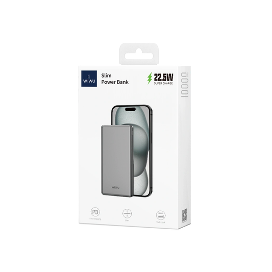 PowerBank WiWu Slim PowerBank 22.5W 10000mAh Space Gray - Wi-P013