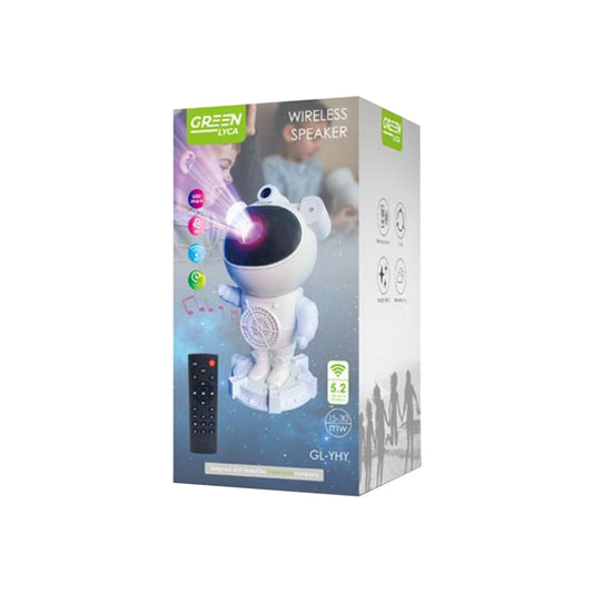 Coluna BT GreenLyca Projetor Astronalto BT5.2 3W Branco - GL-YHY