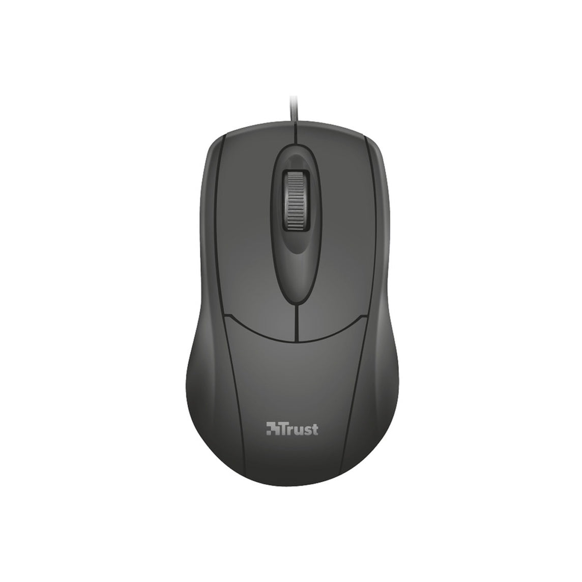 Rato Trust Ziva Optical Mouse 1200DPI Preto - 21947