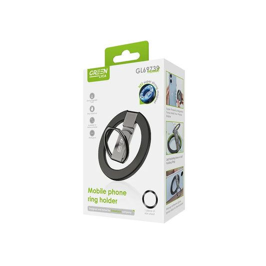 Suporte GreenLyca Mobile Phone Ring Holder Preto - GL69739