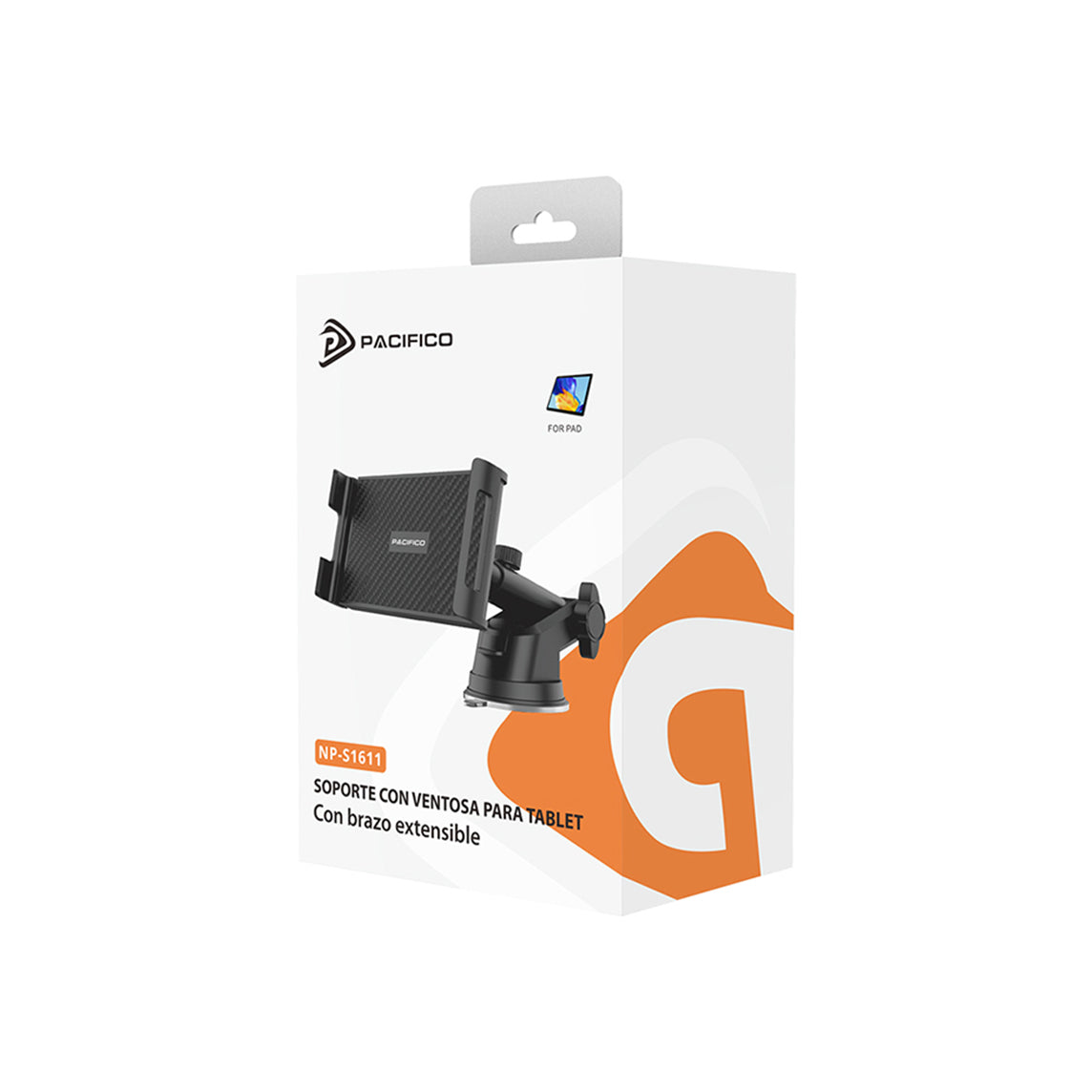 Soporte de ventosa Pacífico para tablet Negro NP-S1611